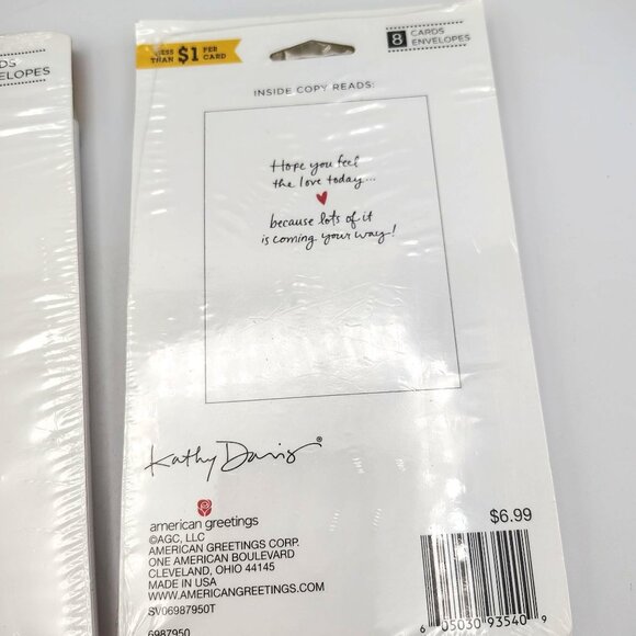 Valentines Day American Greetings Cards Assorted Lot of 3 Packs Love Hearts - Picture 10 of 12